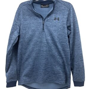 Under Armour Heathered Blue ColdGear Top NWT